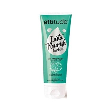 Amway attitude insta nourish herbals gel face wash for oily skin - 100 ml