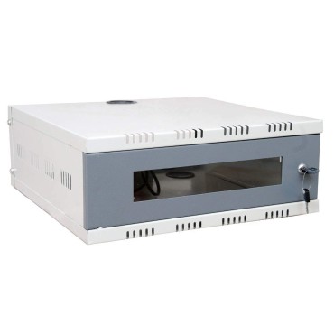 zikvik DVR Rack 2U CCTV Server Rack 2U CCTV/DVR/NVR Cabinet Box | 2U DVR Rack Wall Mount with Lock | Network Rack | Server Rack (Foldable)