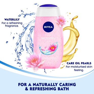 NIVEA Waterlily & oil 250 ml Body Wash(Pack of 3)