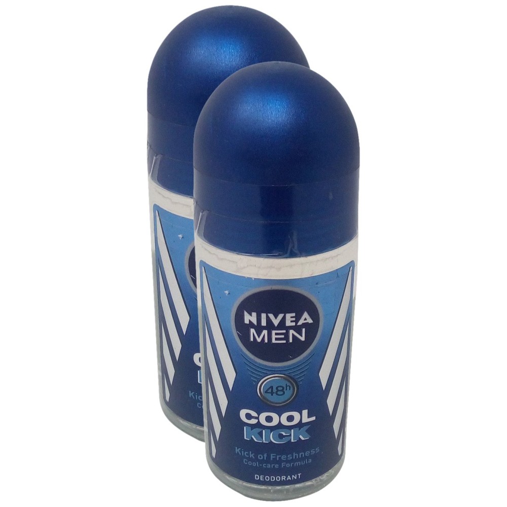 Nivea Unisex Spencer'S Combo - Fresh Roll On Deodorant Cool Kick, 50Ml (Pack Of 2)