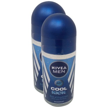 Nivea Unisex Spencer'S Combo - Fresh Roll On Deodorant Cool Kick, 50Ml (Pack Of 2)