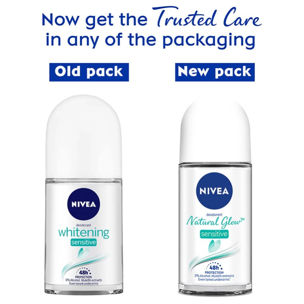 NIVEA WHITINING SENSITIVE 50ML Pack of 2