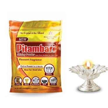 Pitambari Shining Powder For 6 metals - 450g (Pack of 3)