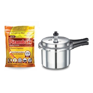 Pitambari Shining Powder For 6 metals - 450g (Pack of 3)