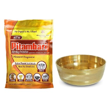 Pitambari Shining Powder For 6 metals - 450g (Pack of 3)