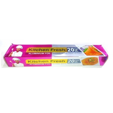 Aluminium Foil for Kitchen, Food Packing, Cooking, Baking - 25 Meters, Keeps Food Warm, Fresh, Hygienic (Pack of 1)