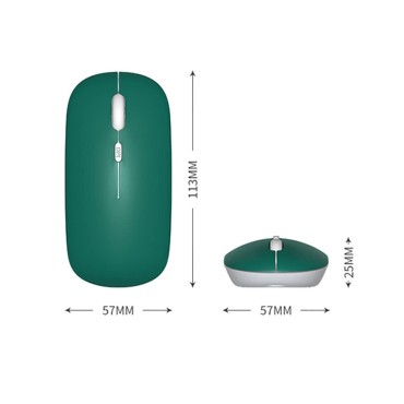 mamway Bluetooth Compatible Mouse Wireless Laptop Computer PC Ultra-Thin Single-Mode Battery Silent Computer Mouse in multicolours