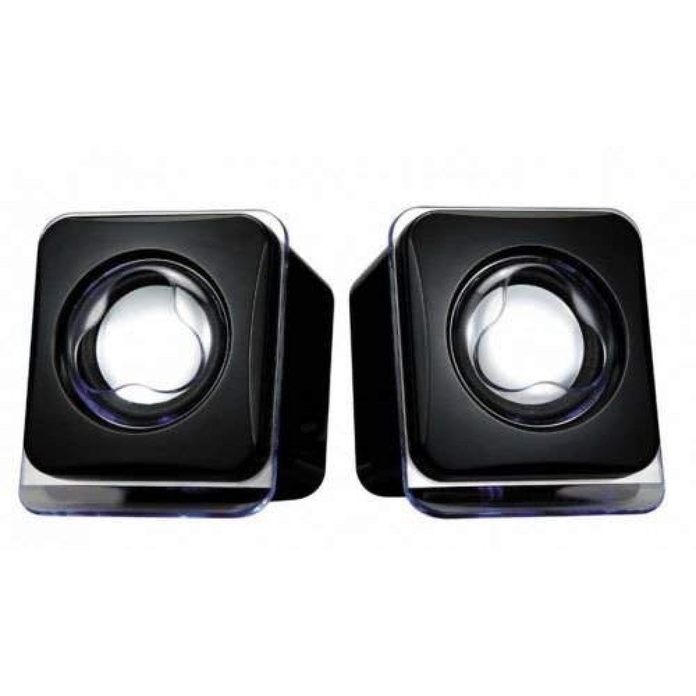 Terabyte 1 Watt 2.0 Channel USB Speaker (Black)