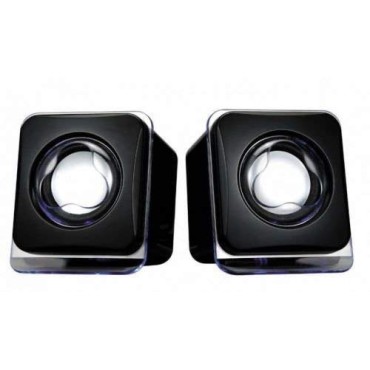 Terabyte 1 Watt 2.0 Channel USB Speaker (Black)