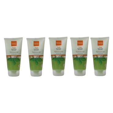 VLCC Tulsi Acne Clear Face Wash Combo (150g*5) (Pack of 5)