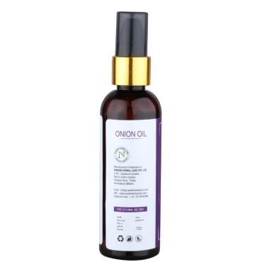 N Plus Professional Onion Hair Oil With Onion Extract - Treats Hairfall And Dandruff - 100ml