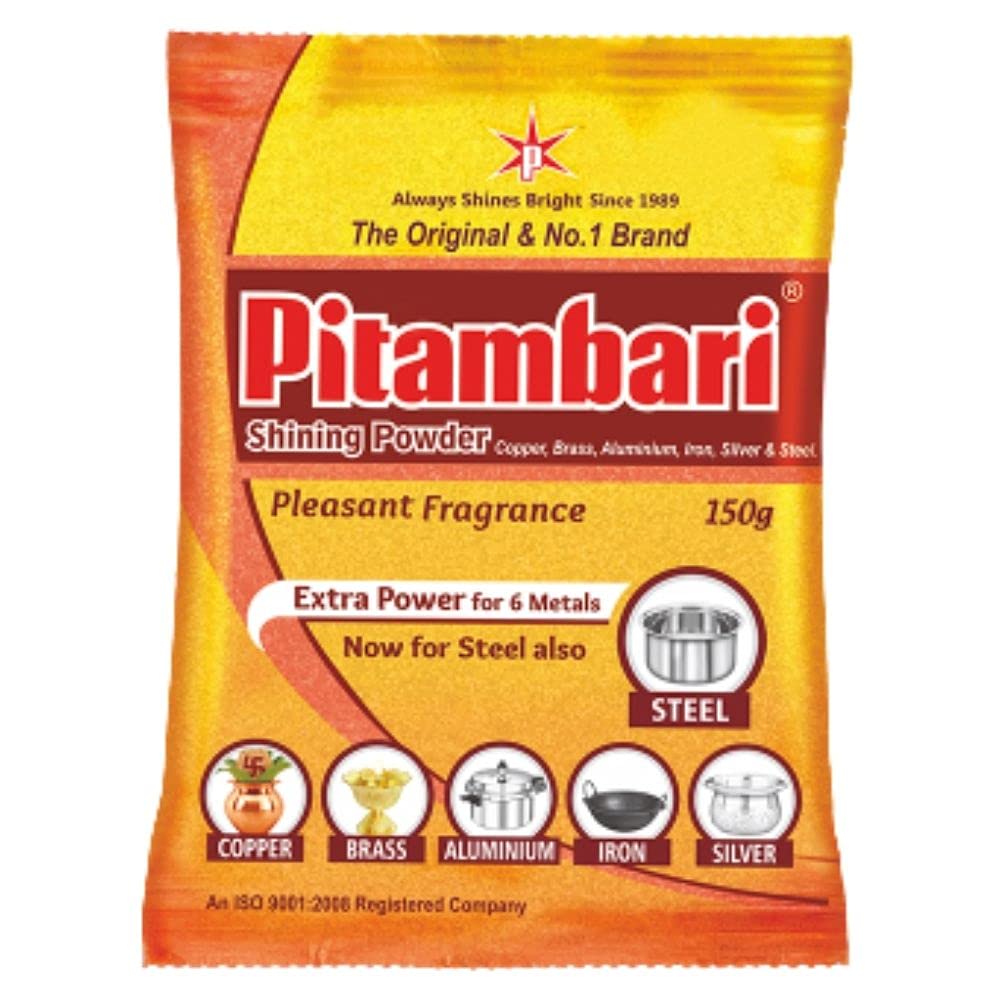 Pitambari Shining Powder For 6 metals - 150g (Pack of 1)