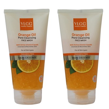 VLCC Orange Oil Pore Cleansing Face Wash Combo (150g*2) (Pack of 2)