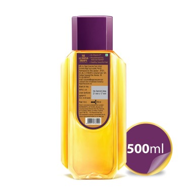 Bajaj Almond Drops Hair Oil, enriched with 6X Vitamin E, 500 ml