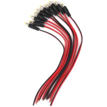 Connector Cable for CCTV Camera 50 BNC+50 DC total Pack of 100
