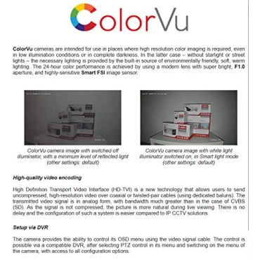 HIKVISION 2 MP White Night Colour Vu IR Full HD Dome Night Vision Camera- 1080P
