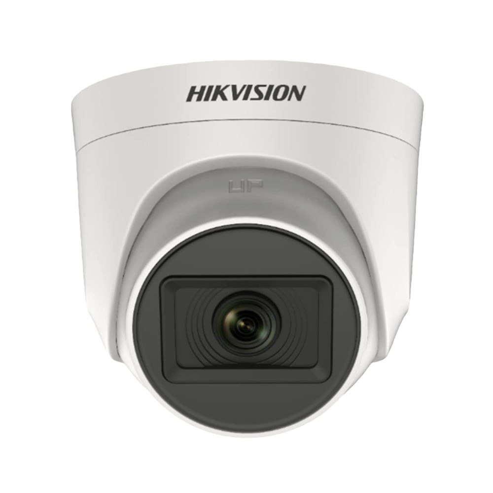 Hikvision 5 MP Indoor Dome CCTV Camera with inbuilt Audio Mic DS-2CE76H0T-ITPFS, White
