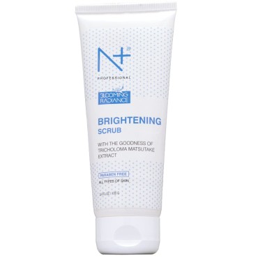 N Plus Professional Blooming Radiance Brightening Scrub, With the goodness of Tricholoma Matsutake Extract.100ml. (Pack of 1)